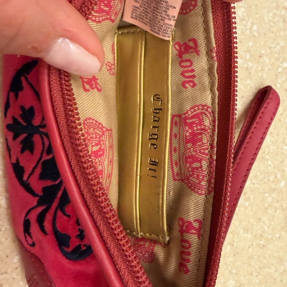Juicy Couture hot pink wristlet - Picture 3 of 4